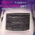 a2.jpg 350Z WINDOW LOUVER SET FOR TAMIYA 1-24 Modelkit