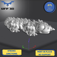 49.png ARTICULATED BABY LIZARD MFP3D -NO SUPPORT - PRINT IN PLACE - SENSORY TOY-FIDGET