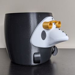 PXL_20210516_193642310.jpg 3D file Chibi Plague Doctor Plant Pot・3D printable model to download