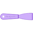PuttyKnifeHandle42mmblade (repaired).stl Phelps3D Putty Knife and Caulk Edge Tool