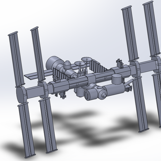 🛰 ISS・ STL File for 3D printing・Cults