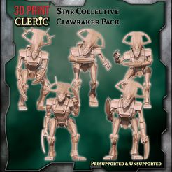 Tl 5) | | Wet | Star Correcnve : CLAWRAKER' PACK Ss Файл 3D Star Collective - Clawraker Pack・Шаблон для 3D-печати для загрузки
