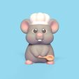 Cod31-Mouse-Cook-1.jpeg 3D file Mouse Cook・3D printing idea to download