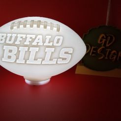 IMG_20230928_121228825.jpg Buffalo Bills 3D Football Tealight