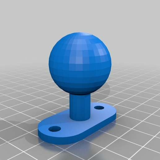 Free STL file RAM Ball Mount 1"・3D printing model to download・Cults