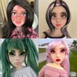 FA8911B1-1AF0-448C-B8F2-FE6AC23F01FD.jpeg Dxgirly Designs 4 pack of 1/4 scale heads “the originals”