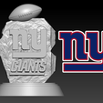 fggfgfhf.png NFL - New York Giants football statue destop - CNC - 3d Print
