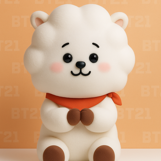 🗝️ RJ (알제) JIN BT21 BTS KeyRing・ STL File for 3D printing・Cults