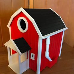 Birdhouse.jpg 3D-Datei Schwedisches Vogelhaus kostenlos・3D-druckbares Design zum herunterladen