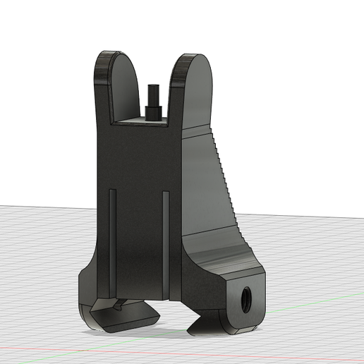 Captura-de-ecrã-2022-07-18-181854.png STL file AIRSOFT DD style Fixed Front Sight・Design to download and 3D print, quebroso
