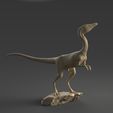 Compy body full base B-Cámara 4.214.jpg Fichier 3D Compsognathus corps entier - Jurassic Park・Objet pour impression 3D à télécharger