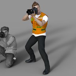 PHOTOGRAPHER1.jpg Fichier STL PHOTOGRAPHE FORMULE 1・Objet pour impression 3D à télécharger