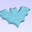 299830368_587596642913992_3300792530194021965_n.jpg Ouija Board Bat Solid Model for Mold Making Vacuum forming, Silicone mold making Bath Bomb
