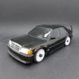 190e-Front.jpg STL file 90 Mercedes 190E Evo Xmod/MiniZ (Resin & FDM)・3D print object to download