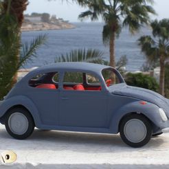 1.jpg Télécharger fichier STL Petite voiture allemande • Design pour imprimante 3D, MaoCasella