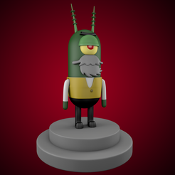 drpeterplankton.png Fichier STL Dr Peter Plankton・Design imprimable en 3D à télécharger