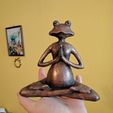IMG_20170508_100532.jpg STL file Meditating frog・Model to download and 3D print