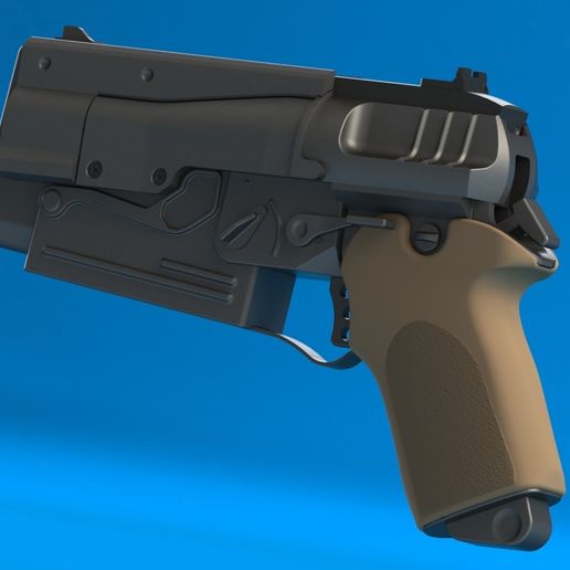 Fallout 4 - 10mm Pistol 3D model