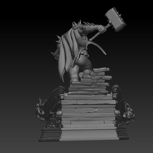 🦸 Absolute Batman Scenic Miniature - Batman Miniature Game・ OBJ File ...