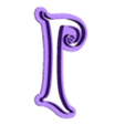 1.stl Tinker Bell - cookie cutter alphabet cursive letters - set cookie cutter