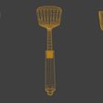 14.jpg Spatula 3D Model Set