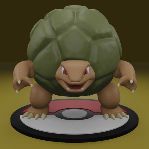 🐉 Pokemon No. 076 Golem・ STL File for 3D printing・Cults