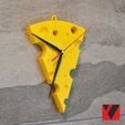 1.jpg Wall clock in the form of a slice of cheese