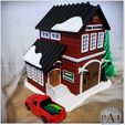 001.jpg Christmas Village - Individual buildings - The Fire Station