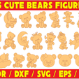 2020-05-08-2.png Laser Cut Vector Pack - 45 Children's Bears Figures