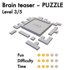 Capture-d’écran-2022-09-30-à-14.09.05.png Fichier STL PUZZLE - Brain teaser - LEVEL 3・Design pour impression 3D à télécharger, Baptou