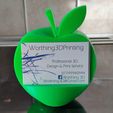 IMG_20211209_100533.jpg Desktop Apple Fruit Business Card Holder