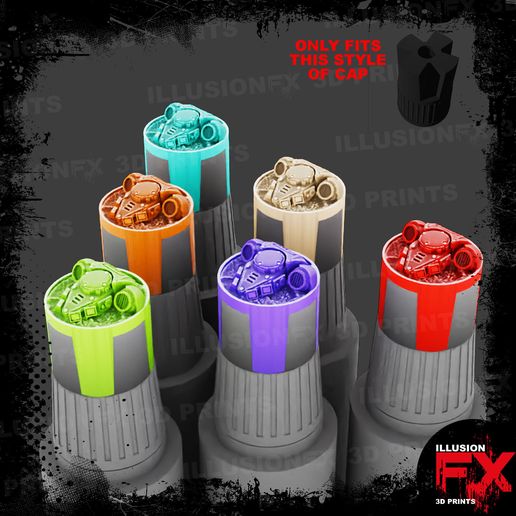 SPACE BACKPACK - AK INTERACTIVE QUICK GEN COLOUR COLOR TRANSLUCENT BOTTLE SWATCH SUPER MINI CAP - 18ML