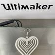 IMG_3813.jpg Free STL file Hearts earring・3D printer model to download