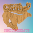 2.png Golden Deer,3D MODEL STL FILE FOR CNC ROUTER LASER & 3D PRINTER