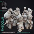 dolls-1.jpg Puppet Masters Show - 12 Model Value Pack - D&D miniatures - PRESUPPORTED - 32mm scale