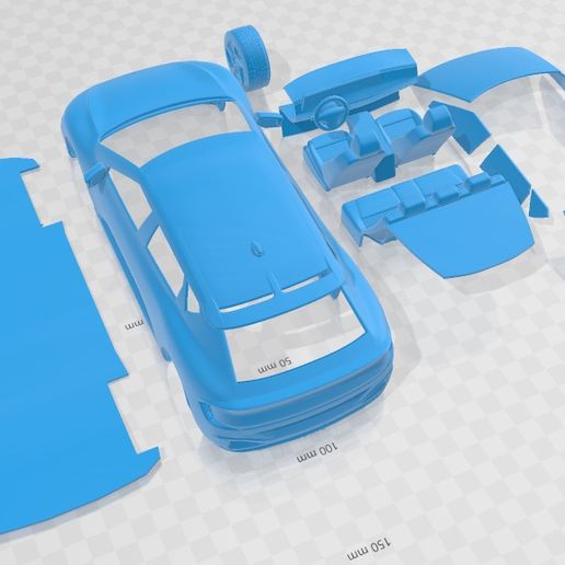 Kia-EV6-GT-2022-Cristales-Separados-5.jpg Fichier 3D Kia EV6 GT 2022 Voiture à imprimer・Objet pour imprimante 3D à télécharger, hora80