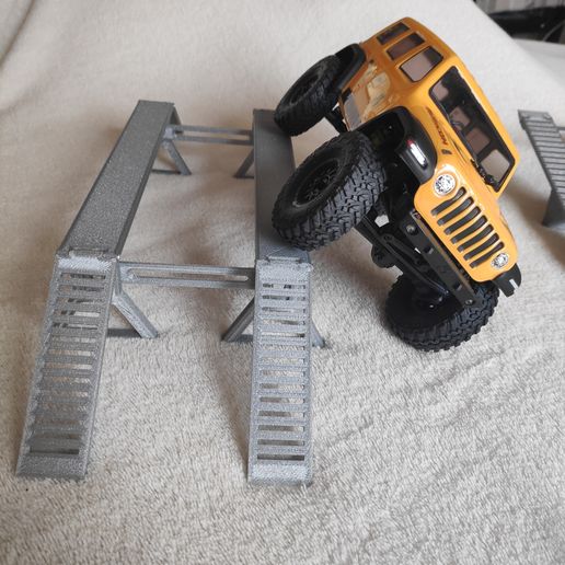 AXIAL SCX24 mini or micro crawler Bridge 50 mm - 3D model önizlemesi
