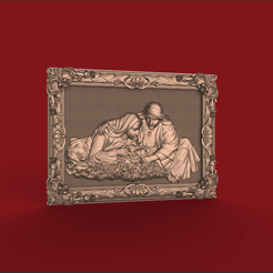 Screenshot_325.png Free STL file mary and joseph with little jesus christ cnc router religious art・3D printing idea to download