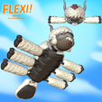 02.png FLEXI Appa from Avatar the Last Airbender! Print in place and flexi!