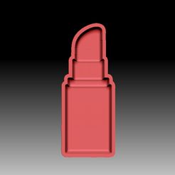 Lipstick-VACUUM-PIECE.jpg Archivo STL MOLDE PARA BOMBAS DE BAÑO DE PINTALABIOS・Diseño de impresión en 3D para descargar