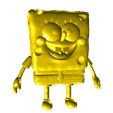 Spongebob1.png.png Spongebob SquarePants - Detailed 3D Printable Model