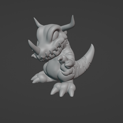 STL file Digimon Ghost Game BetelGammamon 🐉・3D print object to  download・Cults