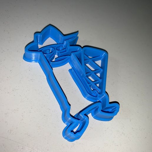 set cortantes phineas and ferb - cookie cutters phineas and ferb 3D model