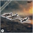 1-PREM.jpg Set of three Junkers Ju 87 Stuka German dive bomber with intact and damaged versions (1) - Germany Eastern Western Front Normandy Stalingrad Berlin Bulge WWII