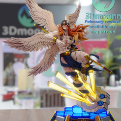 1.png 3D file Angemon - digimon・Design to download and 3D print