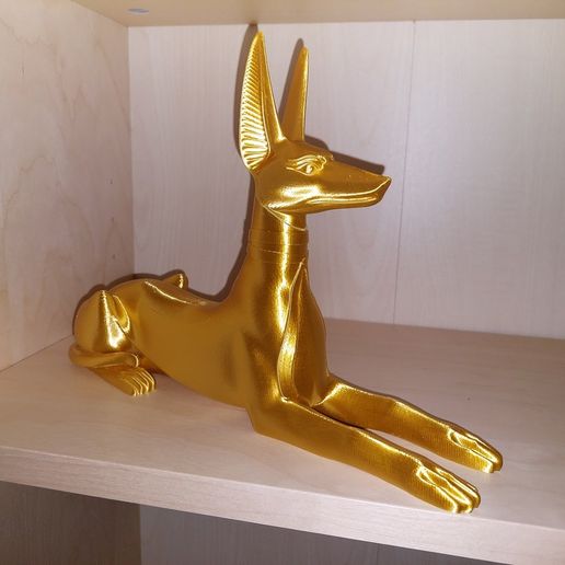 Anubis Dog, 2pc, No Supports 3D model