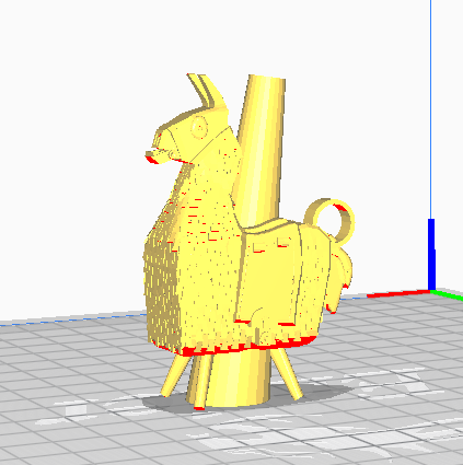 Hookah FortnitLlama Hookah Mouthpiece - 3D model önizlemesi