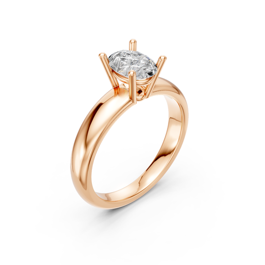 Soliraite Oval Diamond Ring CAD Model