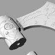 levaxe.jpg STL file Hacha Leviathan de kratos / Kratos Leviathan Axe, from GOD OF WAR・Model to download and 3D print