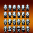 Green-Team-Heads.jpg Gigantic Builder for Prisoners and Criminals! 18 Minis (almost 300 bits + 54 heads)